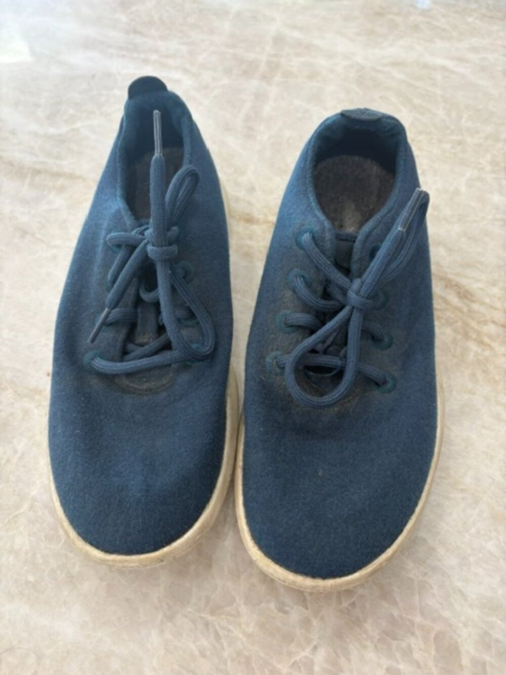 Allbirds Blue Wool Sneakers, Size 9